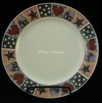 Oneida AMERICAN QUILT David Carter Brown SALAD PLATE